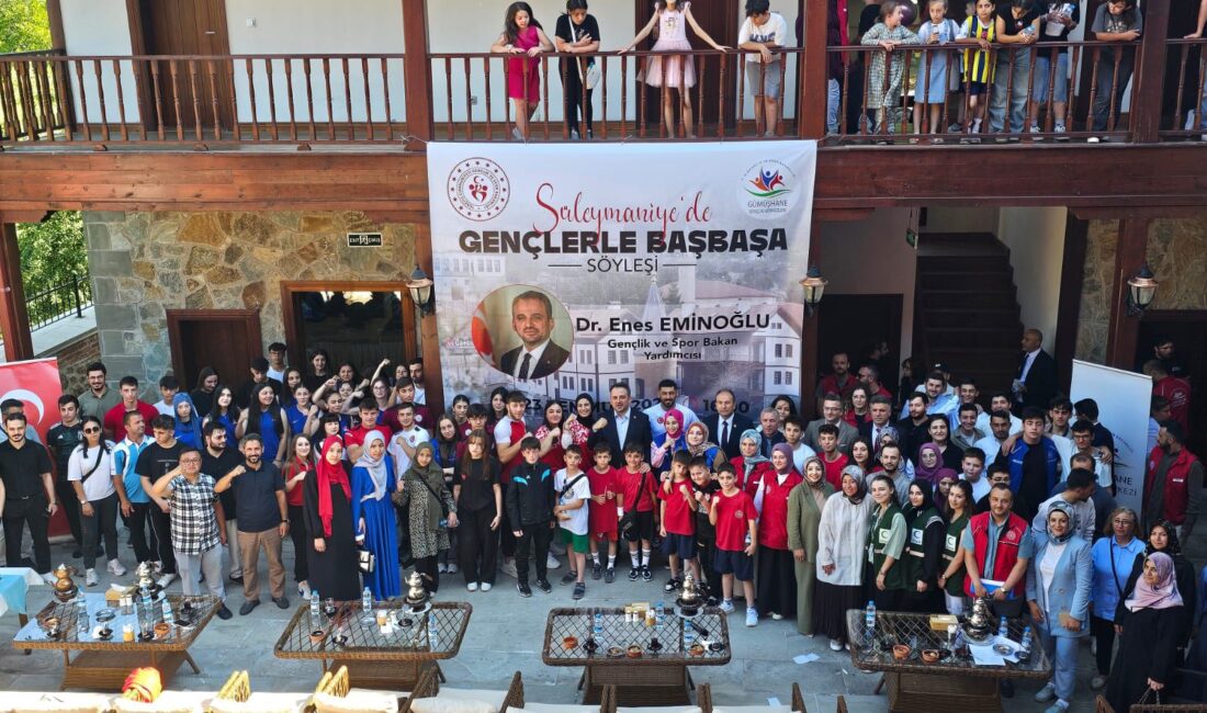 Gençlik ve Spor Bakan Yardımcısı Dr. Enes Eminoğlu, Gümüşhane'deki gençlik