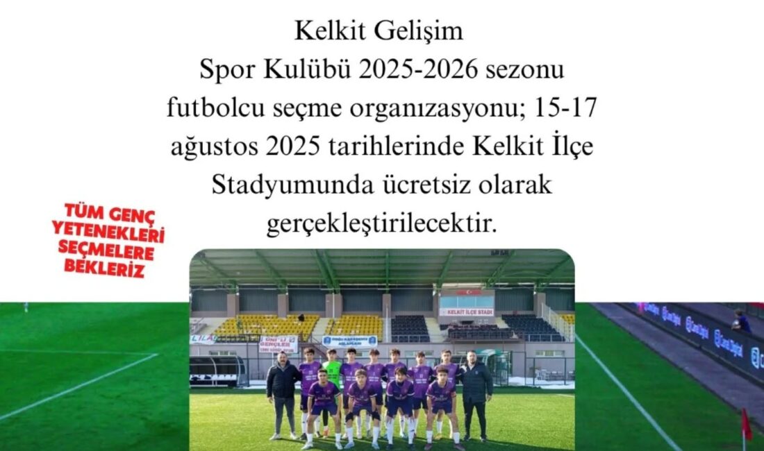 Kelkit Gelişim Spor Kulübü, Türk futboluna yeni yetenekler kazandırmak amacıyla