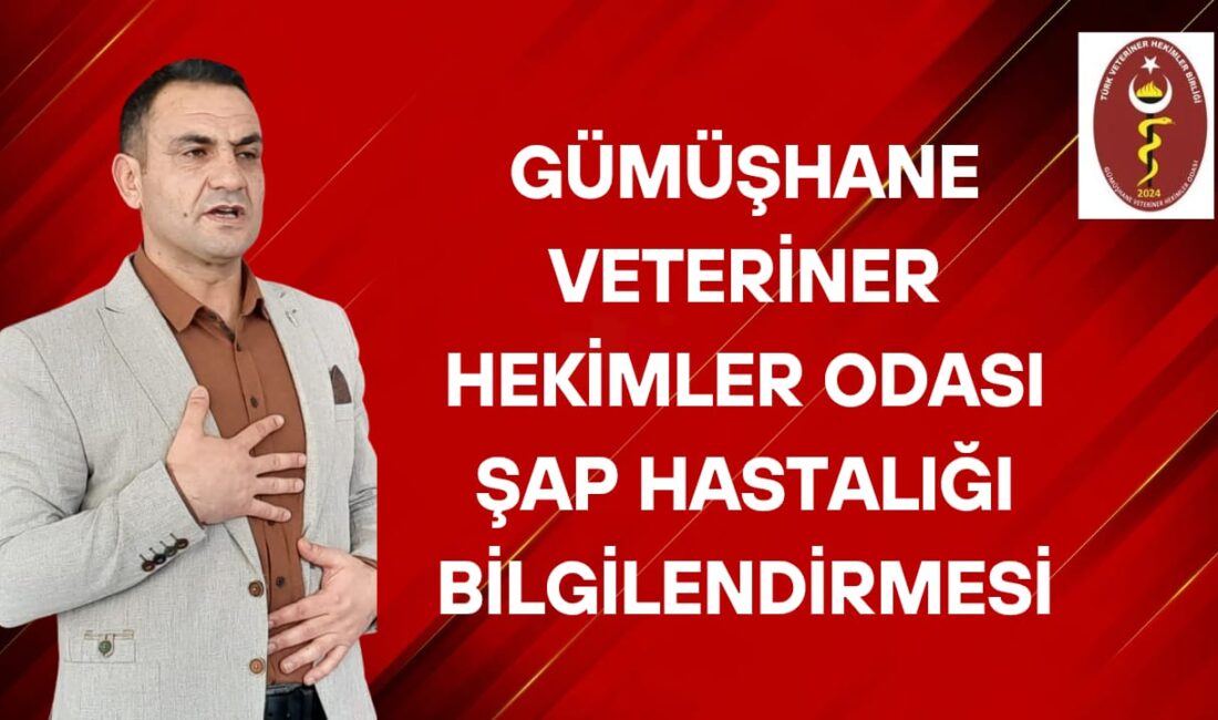 Gümüşhane Veterinerler Odası 03.07.2025 tarihli Şap Hastalığına Karşı Alınan Önlemler