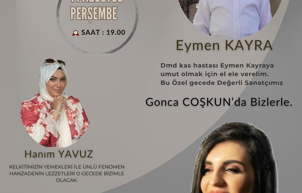 Kelkit’te, DMD kas hastası Eymen Kayra’ya destek olmak amacıyla anlamlı