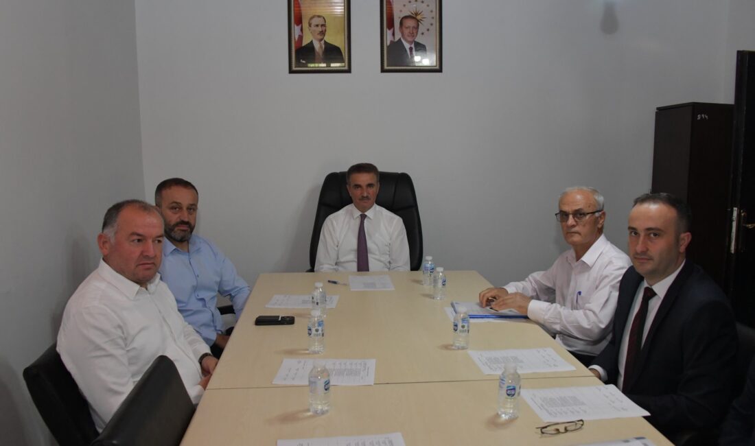 Gümüşhane İl Encümen Toplantısı, Vali Aydın Baruş’un başkanlığında İl Genel