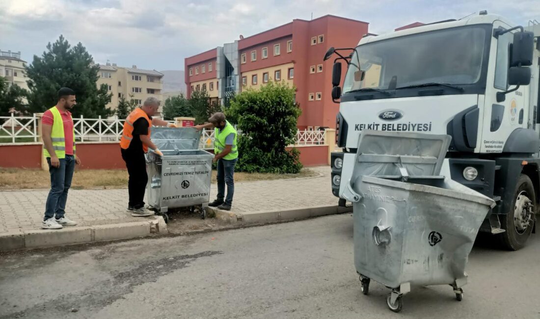 Kelkit Belediyesi, ilçe genelinde yürüttüğü temizlik hizmetlerini daha etkin ve