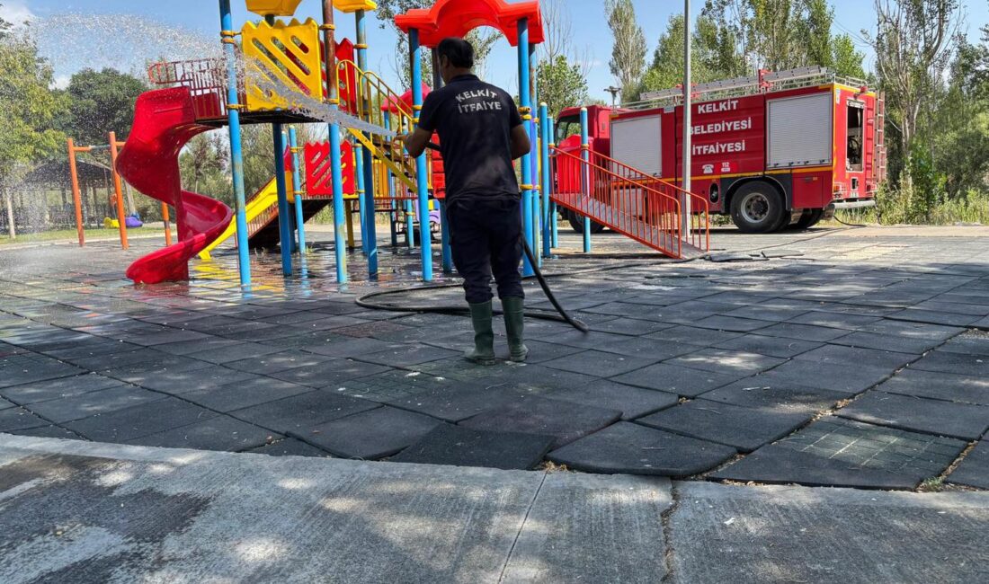 Kelkit Belediyesi, ilçe genelindeki parkları daha temiz ve yaşanabilir hale