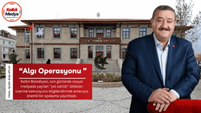 Kelkit Belediyesi, son günlerde sosyal medyada yayılan "yol satıldı" iddiaları