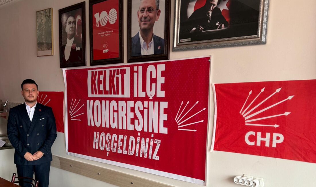 Kelkit’te Cumhuriyet Halk Partisi (CHP) İlçe Başkanlığına Mesut Gülseven seçildi.