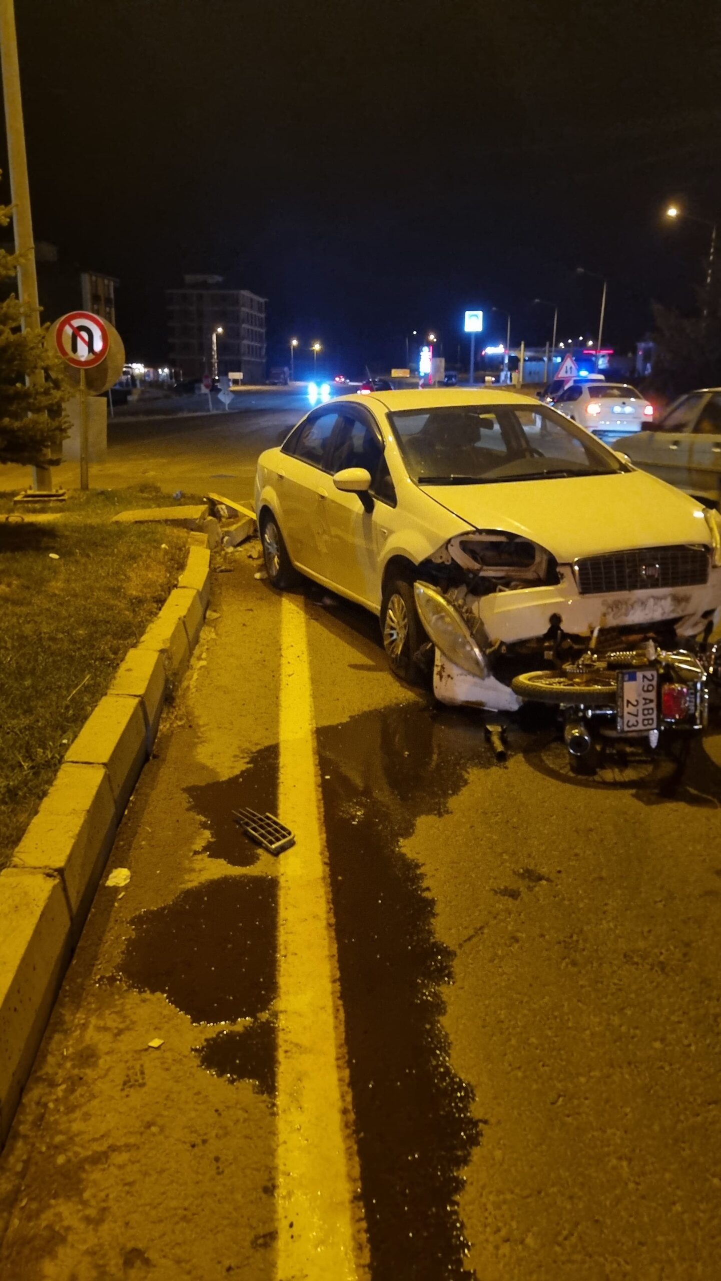 Kelkit çevreyolunda meydana gelen kazada, ters yönden geldiği öne sürülen