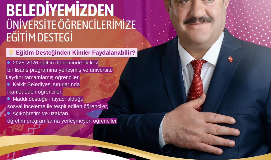 Kelkit Belediyesi, üniversite hayatına adım atan gençlere yönelik anlamlı bir