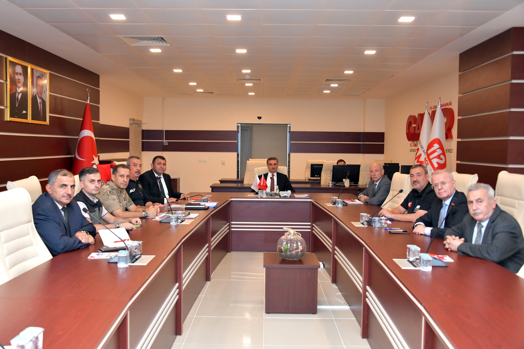 2025 yılı Eylül ayı Acil Çağrı Hizmetleri İl Koordinasyon Toplantısı,