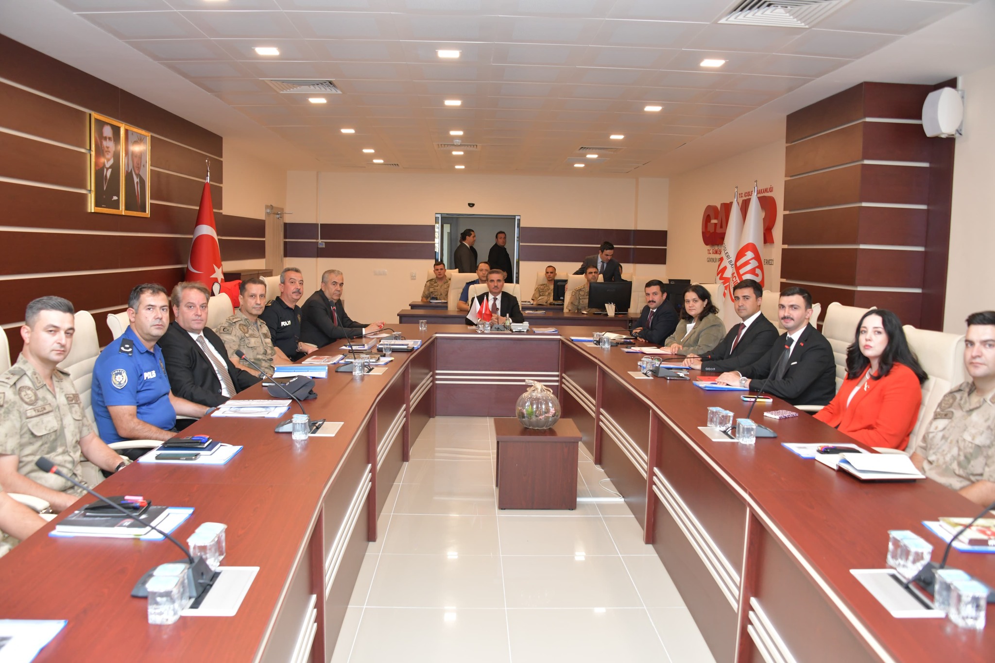 İl Güvenlik ve Asayiş Koordinasyon Toplantısı, Vali Aydın Baruş başkanlığında