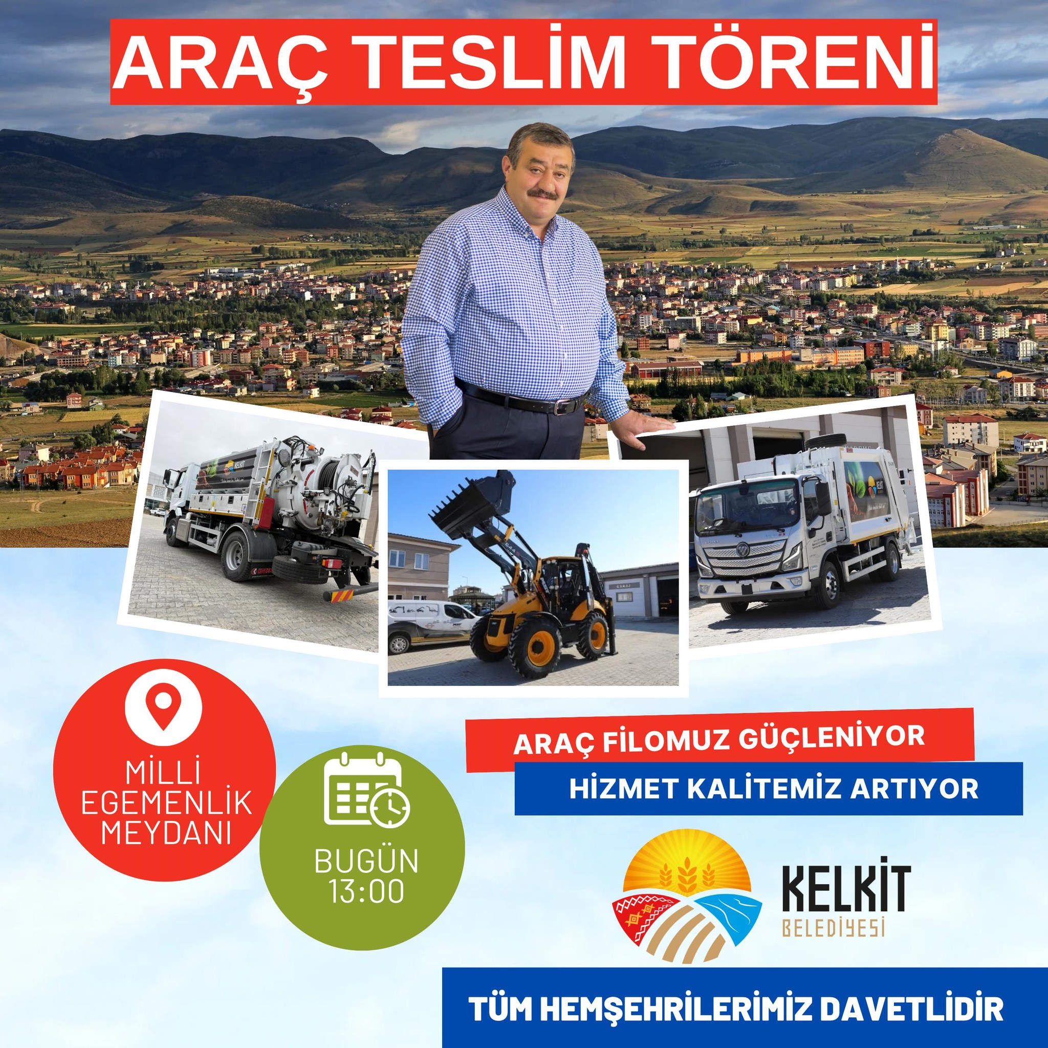 Kelkit Belediyesi, hizmet kalitesini yükseltmek ve vatandaşların ihtiyaçlarını daha hızlı