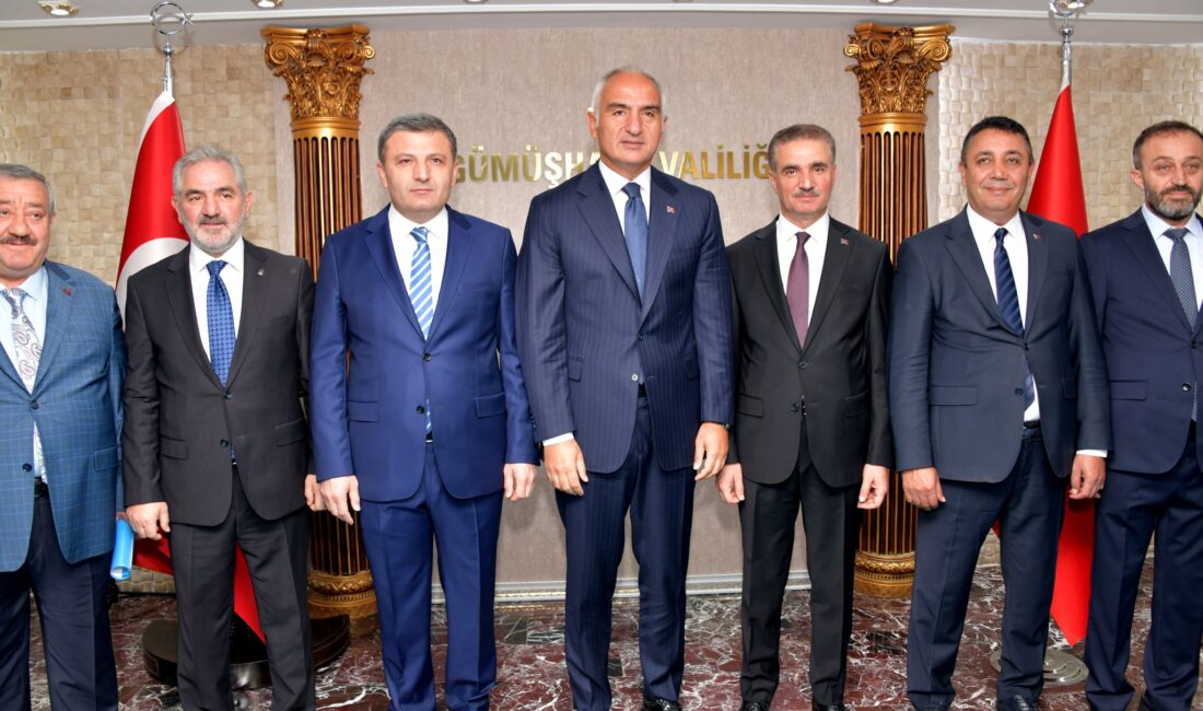 Kültür ve Turizm Bakanı Sayın Mehmet Nuri Ersoy, Gümüşhane’ye gerçekleştirdiği