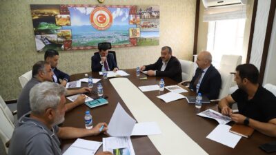 Kelkit Kaymakamı Mahmut Sami Yılmaz başkanlığında, ilçede yapımı planlanan Organize