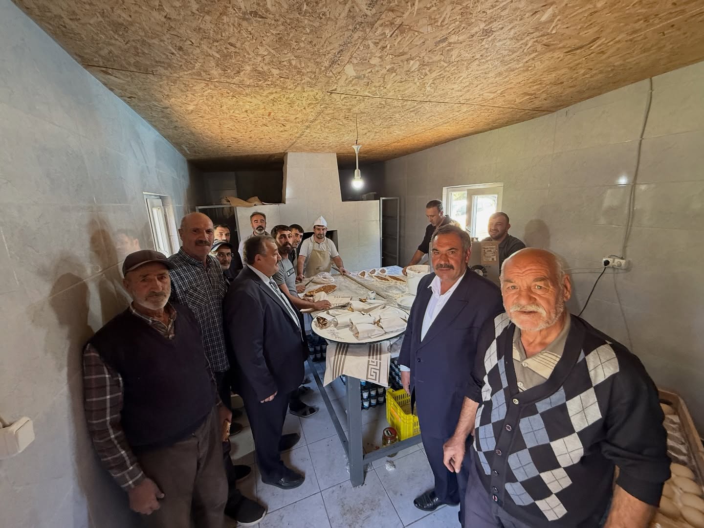 Kelkit’in Yeniyol (pöske) Köyünde yapımı tamamlanan köy fırını düzenlenen törenle