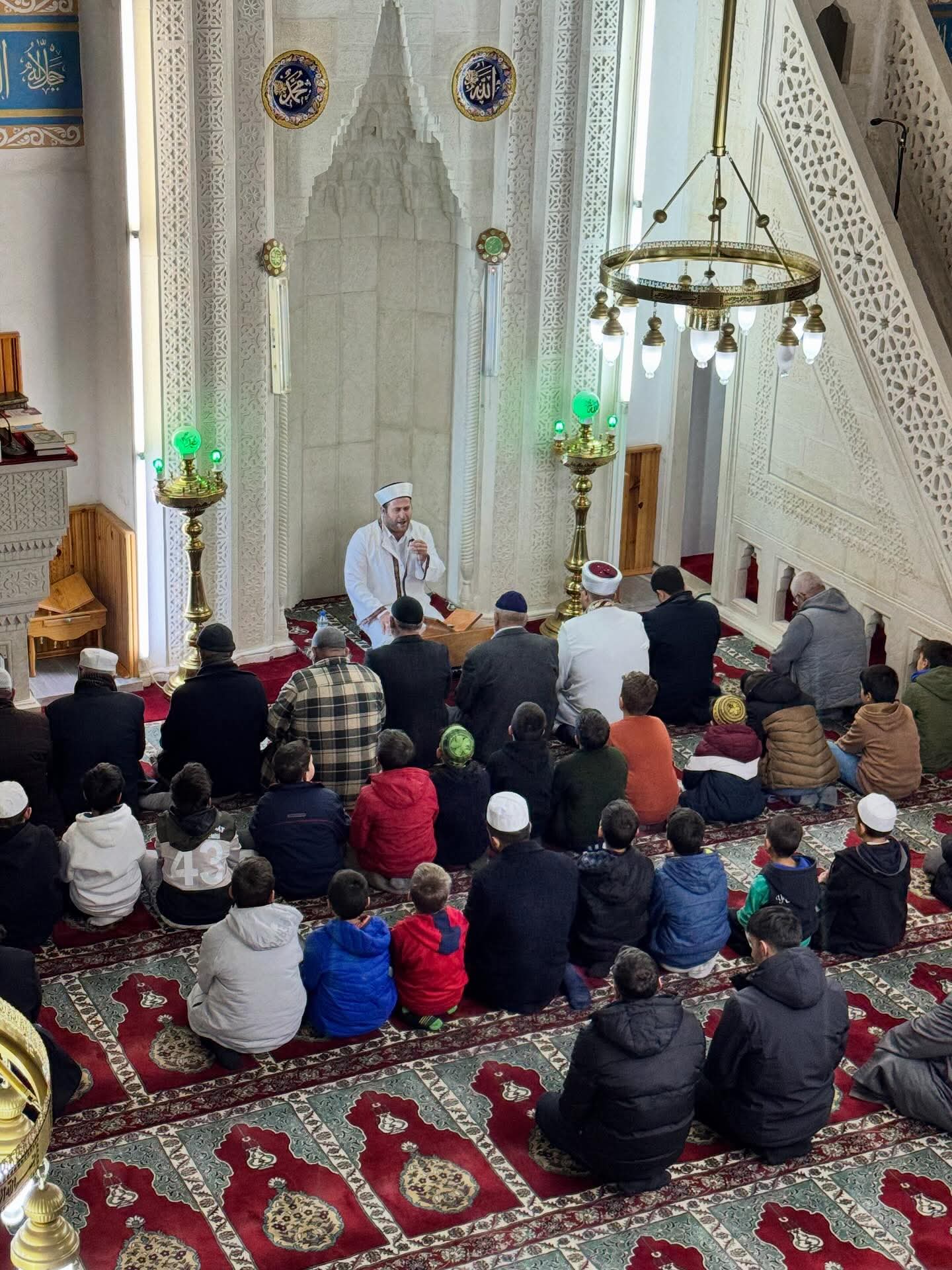 Kelkit Kaymakamı Mahmut Sami Yılmaz ve İlçe Müftüsü Sıtkı Bektaş,