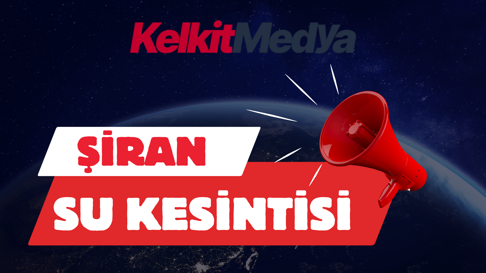 Şiran Belediyesi, ilçe merkezinde su depolarında yaşanan aşırı düşüş nedeniyle