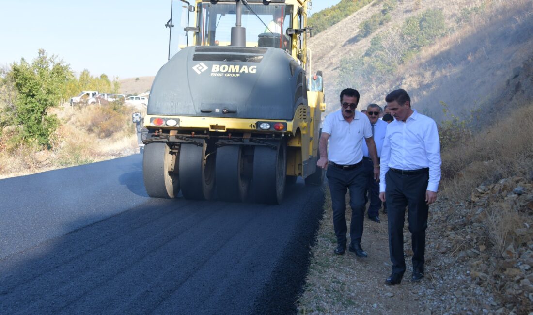 Gümüşhane Valisi Aydın Baruş, Kelkit ilçesine bağlı Aksöğüt–Söğütlü–Sarışeyh–Gürleyik Grup Yolu’nda