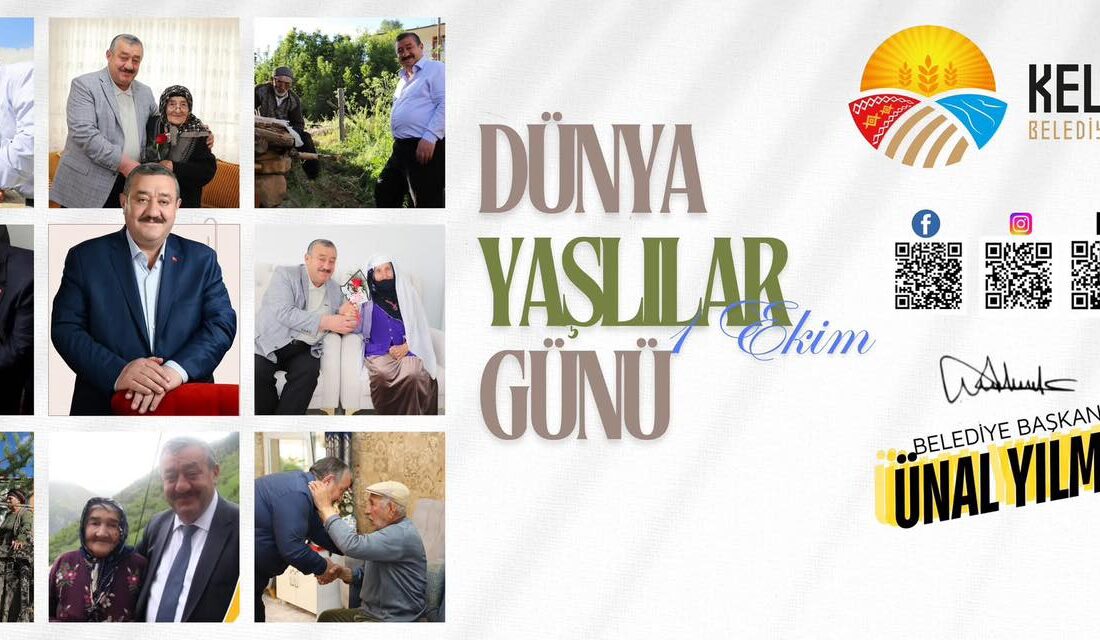 Kelkit Belediye Başkanı Ünal Yılmaz, 1 Ekim Dünya Yaşlılar Günü