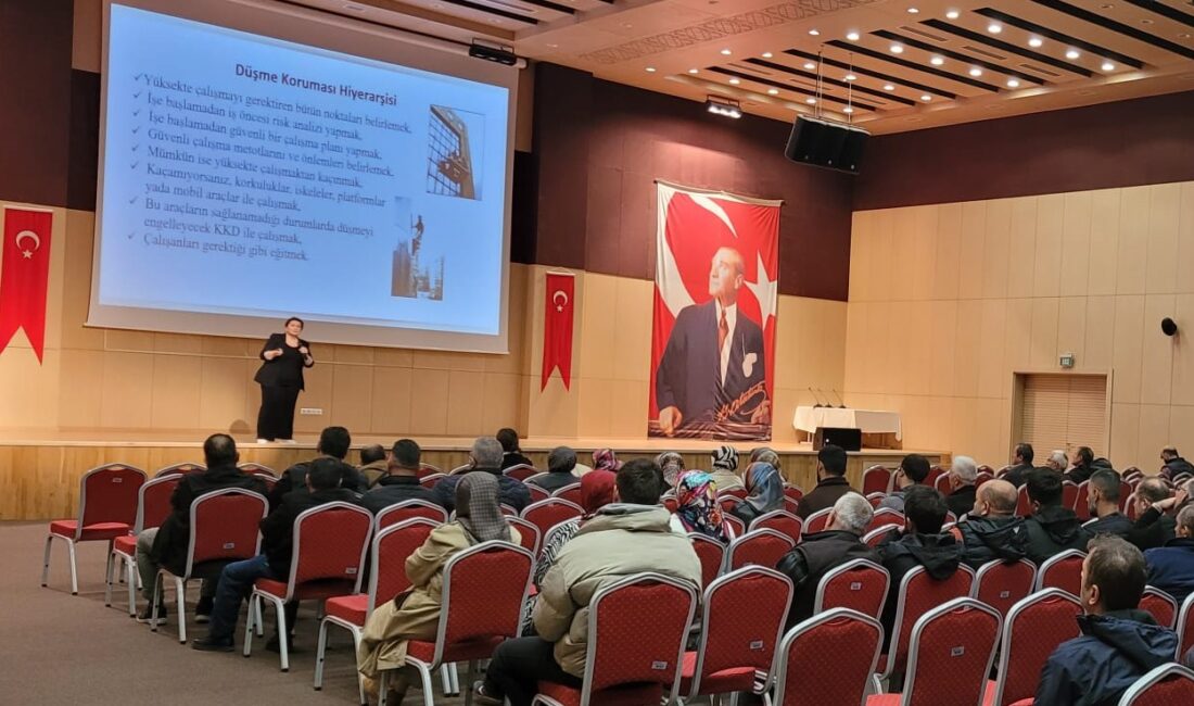 Gümüşhane Üniversitesi, personelinin iş sağlığı ve güvenliği bilincini artırmak amacıyla
