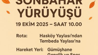 Gümüşhane, sonbaharın büyüleyici renklerine ev sahipliği yapmaya hazırlanıyor.