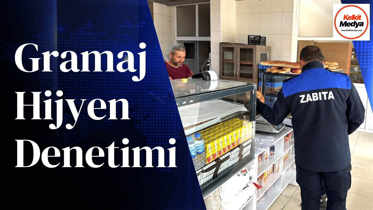 Kelkit Belediyesi Zabıta Müdürlüğü ekipleri, ilçe genelinde faaliyet gösteren ekmek