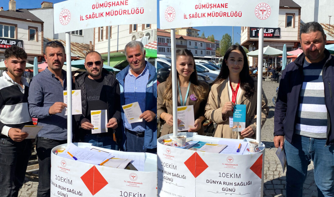 10 Ekim Dünya Ruh Sağlığı Günü dolayısıyla, Kelkit İlçe Sağlık