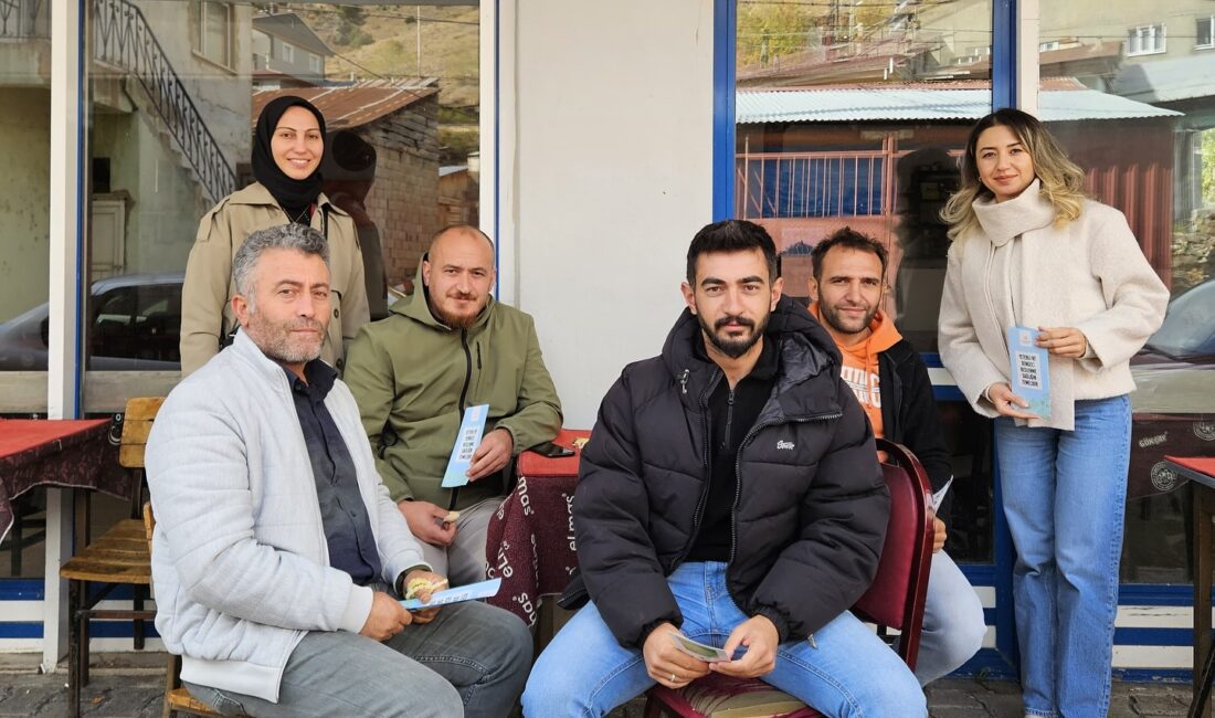 Kelkit İlçe Sağlık Müdürlüğü ekipleri, toplum sağlığını korumak ve sağlıklı