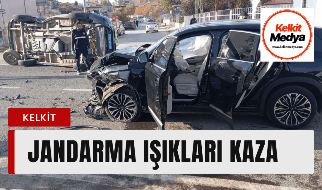 Kelkit’te Jandarma Işıklarında Kaza: 2 Asker Yaralandı Kelkit'te sabah saatlerinde meydana gelen trafik kazasında, Gümüşgöze Belediyesine ait