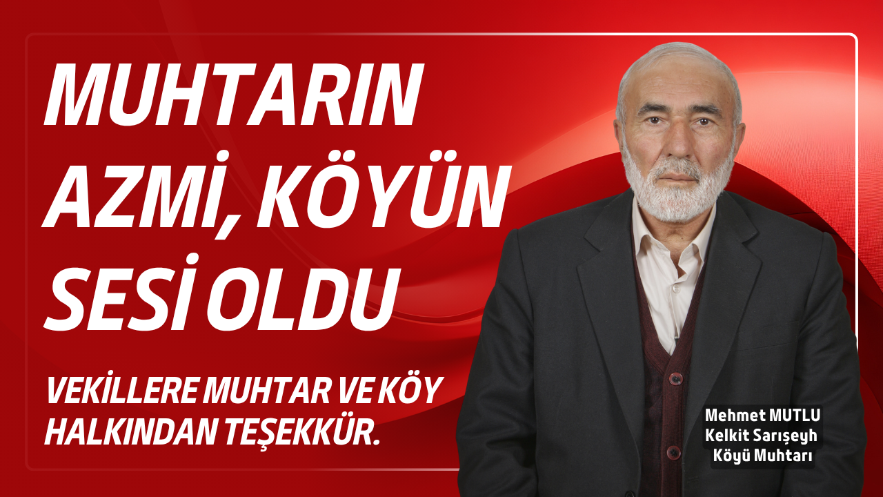 Gümüşhane’nin Kelkit ilçesine bağlı Sarışeyh Köyü, yıllardır süregelen “telefon çekmeme”