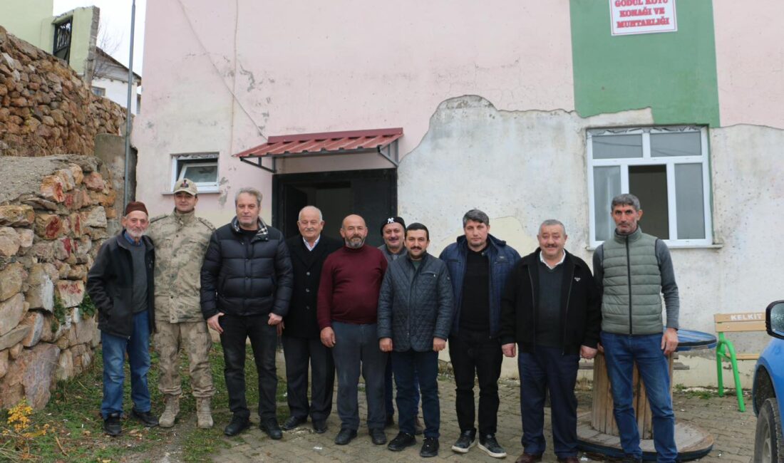 Gödül Köyü’ne Ziyaret Kelkit Kaymakamı Mahmut Sami Yılmaz, Kelkit Belediye Başkanı Ünal Yılmaz, İlçe
