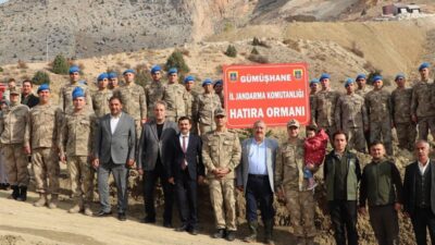 Gümüşhane İl Jandarma Komutanlığı koordinesinde yürütülen “Sevdamız Yeşil Vatan Seferberliği”