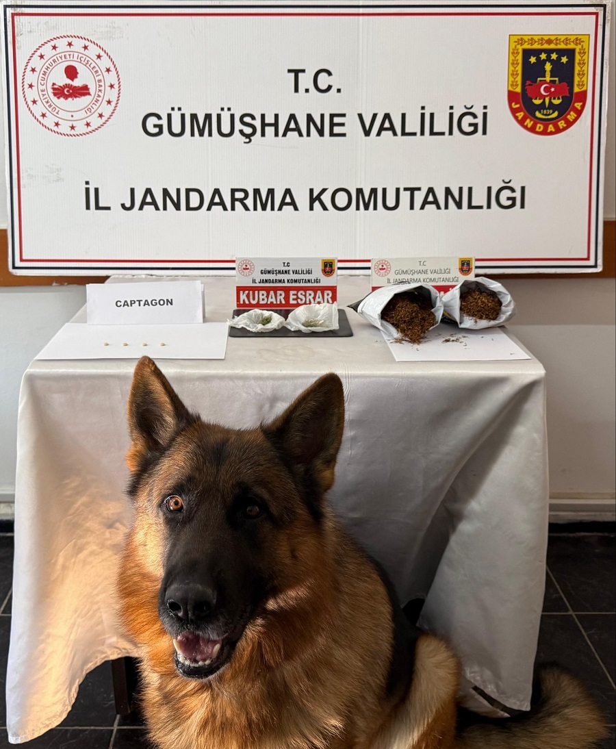 Gümüşhane İl Jandarma Komutanlığı Kaçakçılık ve Organize Suçlarla Mücadele Şube