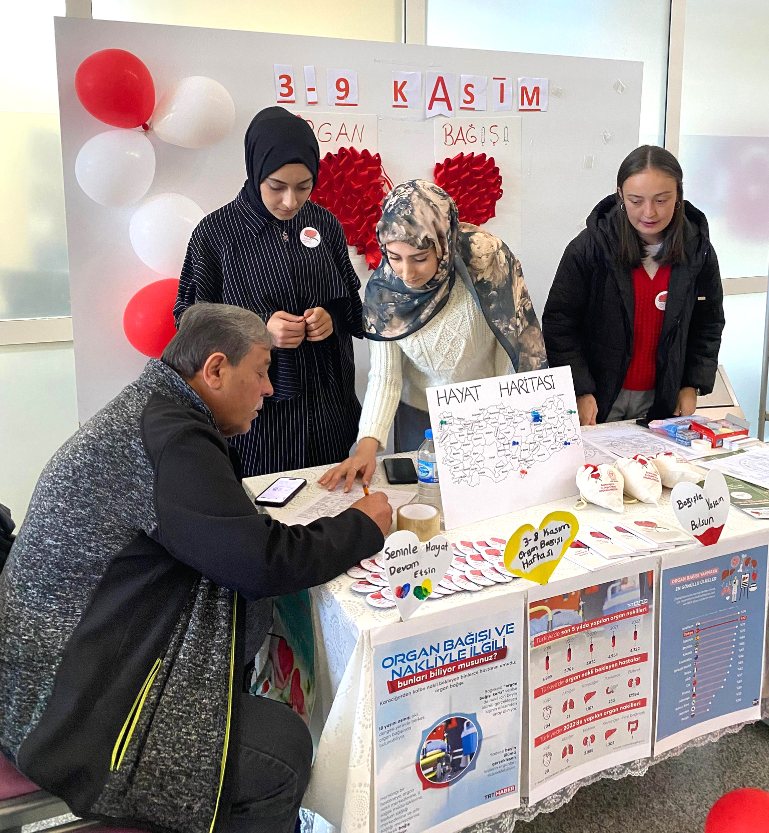 3–9 Kasım Organ Bağışı Haftası dolayısıyla Kelkit Devlet Hastanesi’nde organ