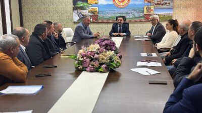 Kelkit’te gerçekleştirilecek olan Kitap Okuma Yarışması için hazırlık toplantısı, Kaymakam