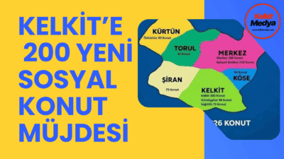 Gümüşhane genelinde toplam 926 konutluk dev yatırım hayata geçiyor