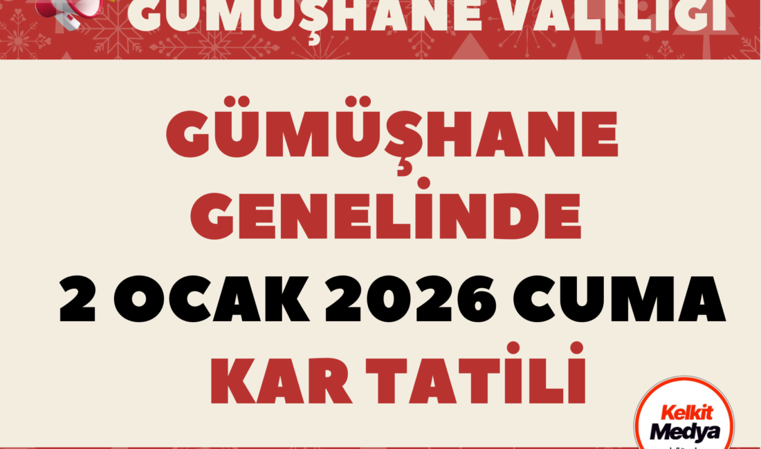 Gümüşhane Valiliği’nden Kar Tatili ve İdari İzin Duyurusu Gümüşhane Valiliği tarafından yapılan duyuruya göre, meteorolojik değerlendirmeler doğrultusunda il