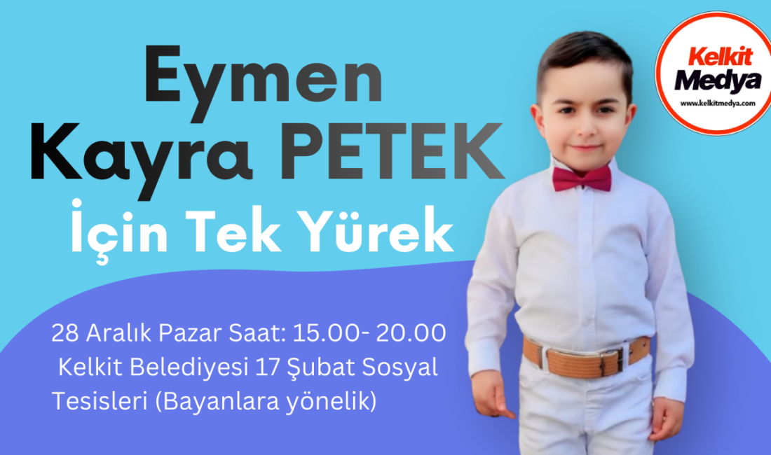 Duchenne Musküler Distrofi (DMD) kas hastalığıyla mücadele eden Kelkitli evladımız