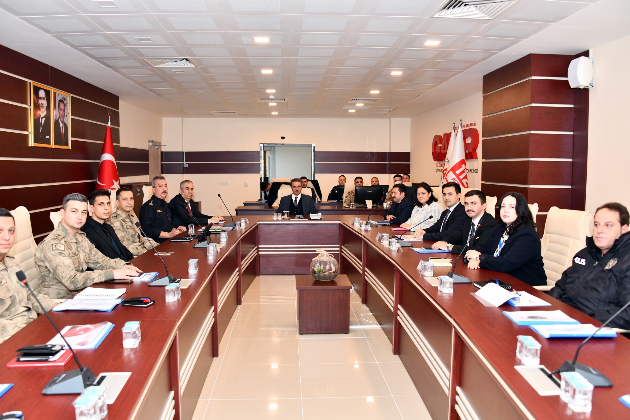 Gümüşhane Valisi Aydın Baruş’un başkanlığında İl Güvenlik, Asayiş ve Koordinasyon