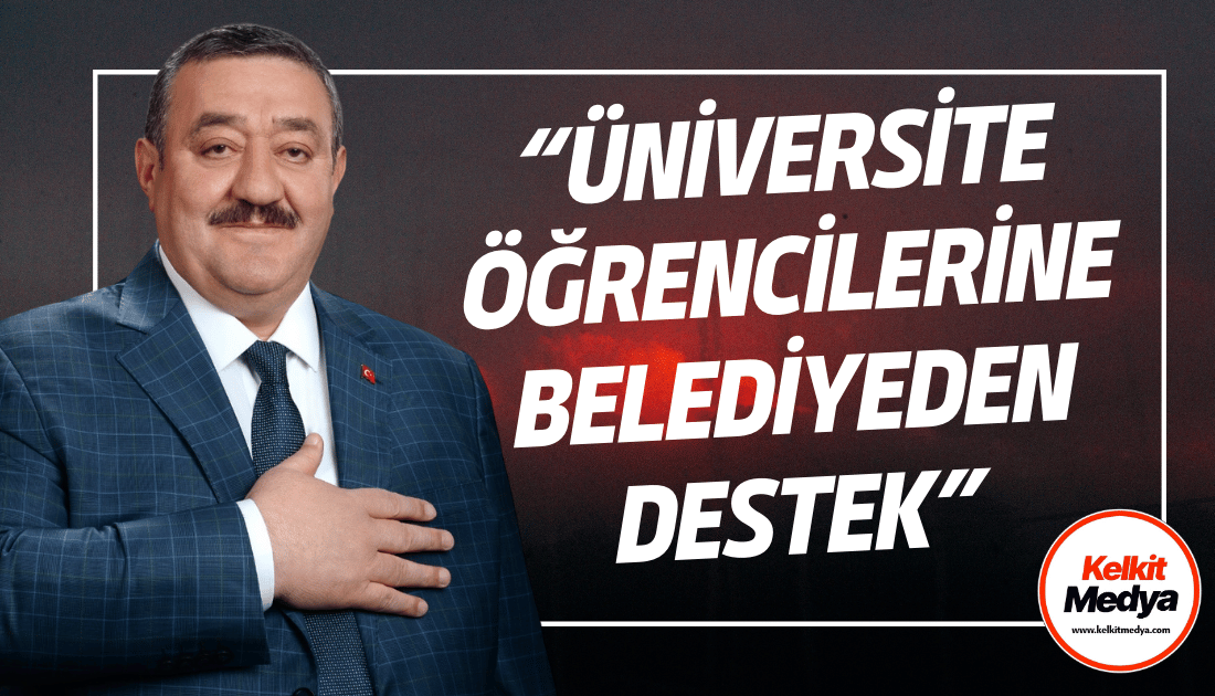 Belediyeden Üniversite Öğrencilerine Eğitim Desteği Kelkit Belediyesi, sosyal belediyecilik anlayışı doğrultusunda eğitim alanındaki desteklerini sürdürüyor.
