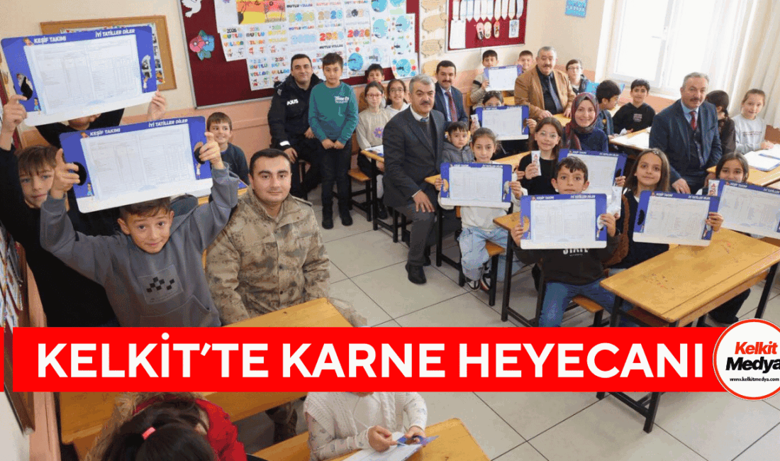 Kelkit ilçemizde 2025–2026 eğitim öğretim yılı birinci döneminin sona ermesi