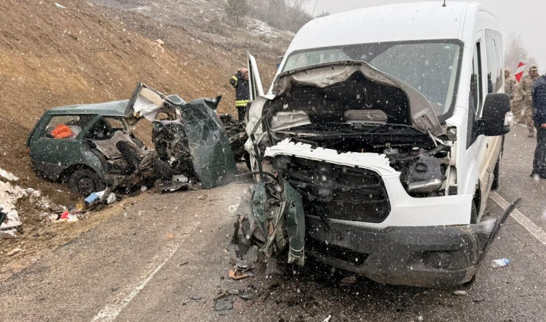 Kelkit ilçemiz ile Erzincan karayolu Balkaya köyü mevkiinde meydana gelen