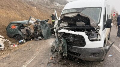 Kelkit ilçemiz ile Erzincan karayolu Balkaya köyü mevkiinde meydana gelen