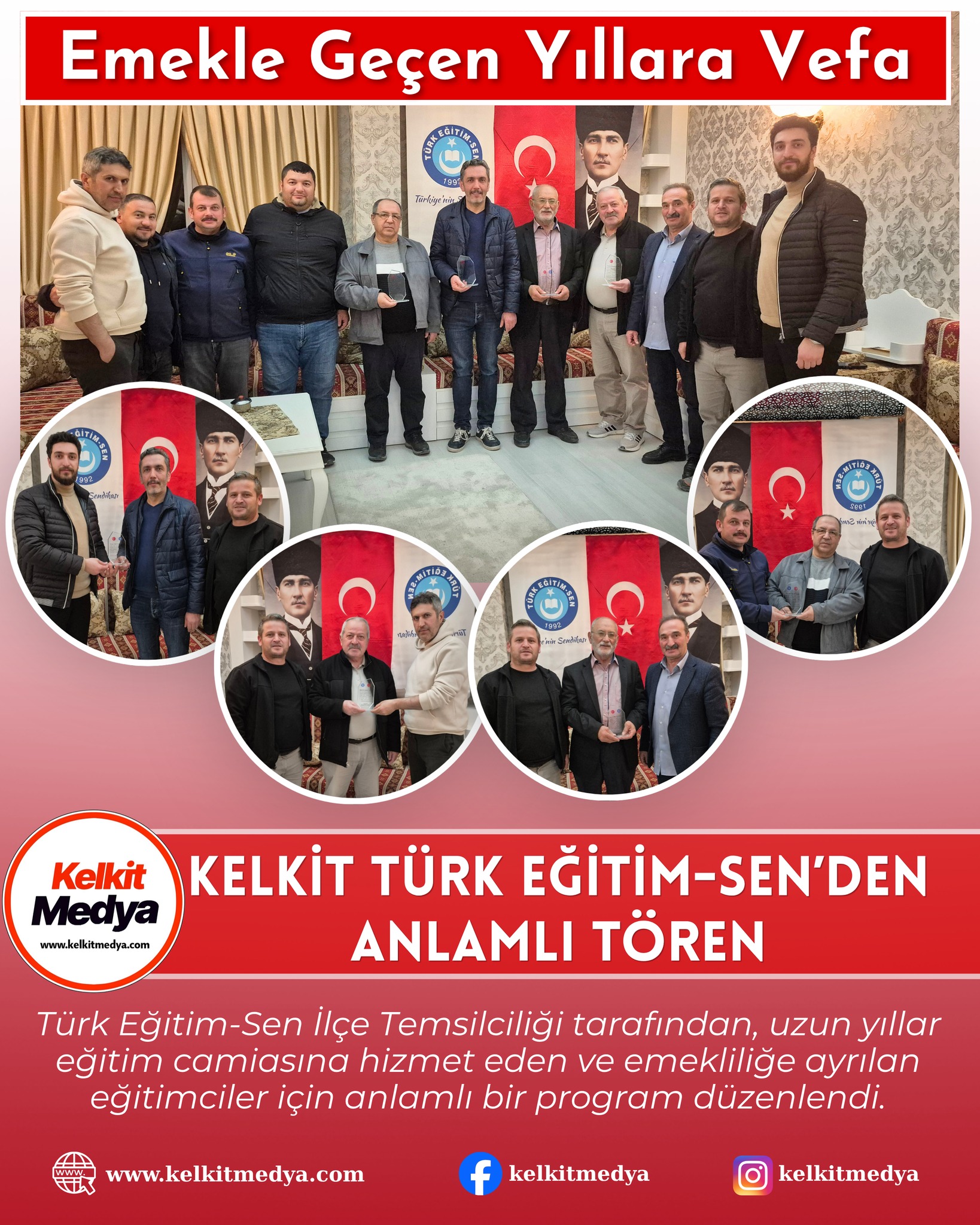 Gümüşhane’nin Kelkit ilçesinde faaliyet gösteren Türk Eğitim-Sen İlçe Temsilciliği tarafından,