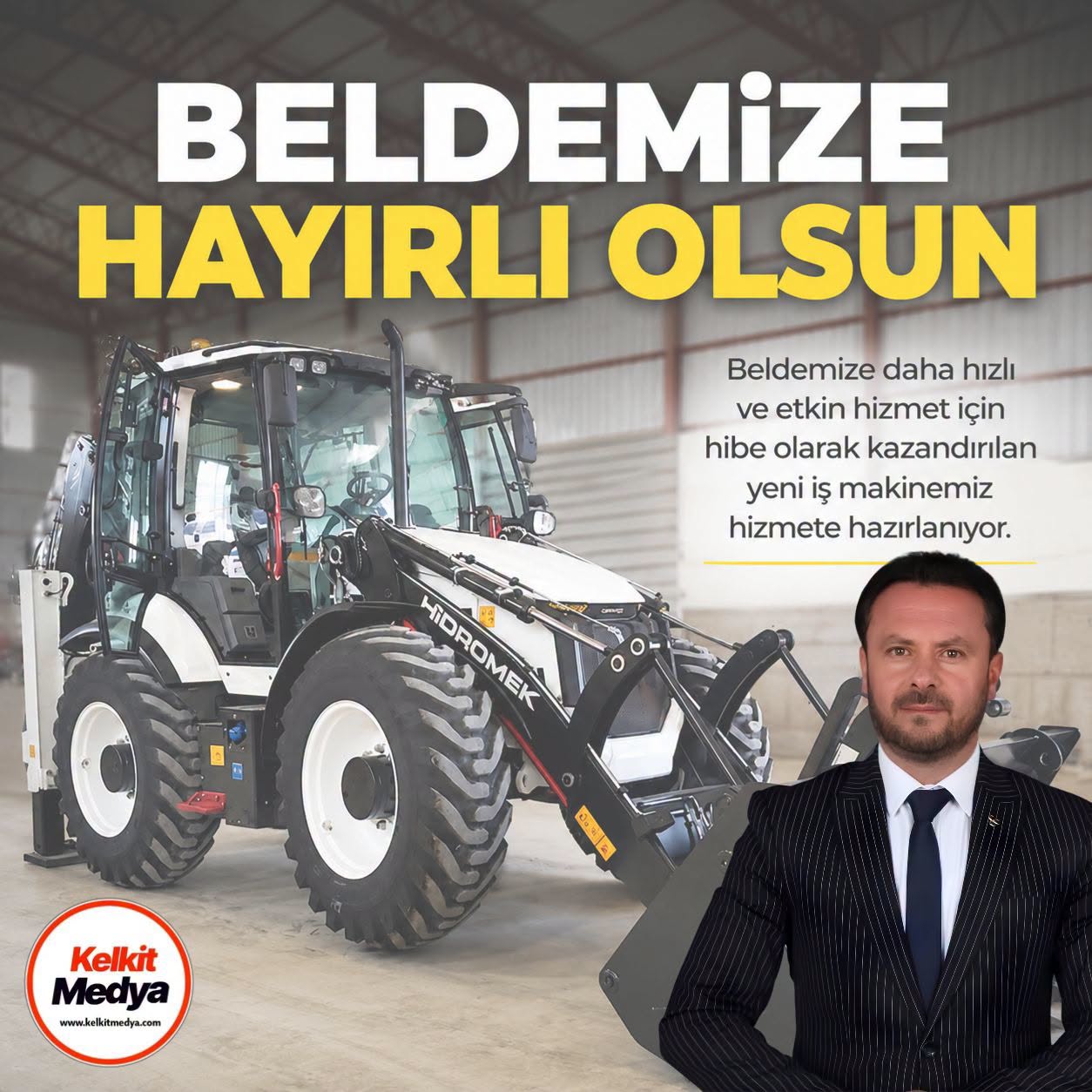 Gümüşgöze Belediyesi’nin araç filosu yeni bir iş makinesiyle güçleniyor.
